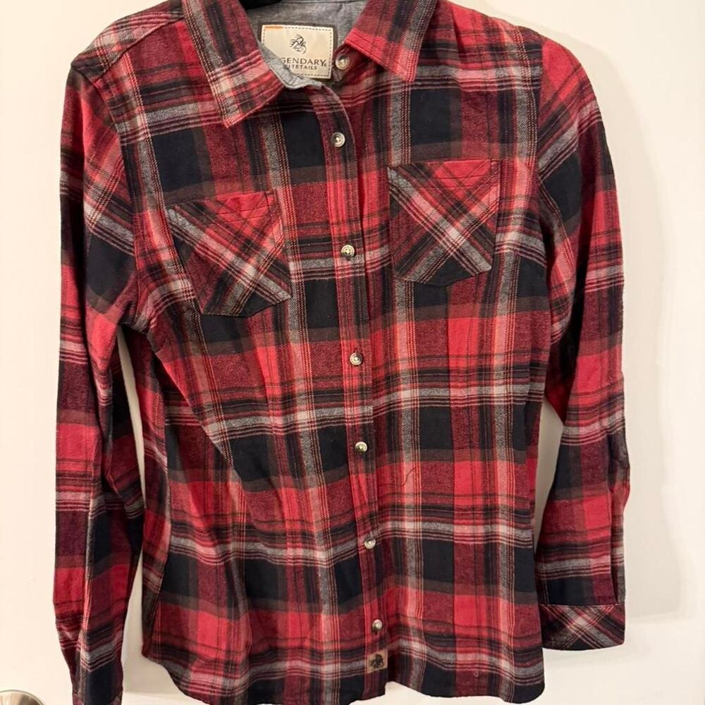 Legendary Whitetails Plaid Flannel Shirt